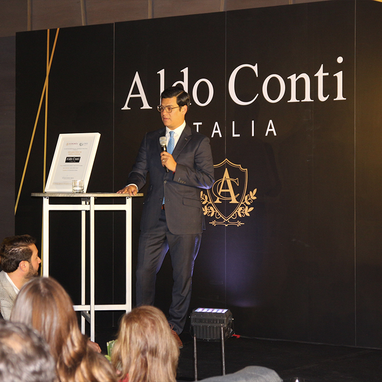 Declaratoria marca famosa a Aldo Conti